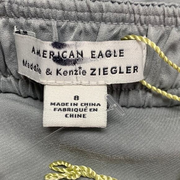 New American Eagle Womens Size 8 Dove Gray Maddie & Kenzie Ziegler Midi Skirt - Picture 5 of 5